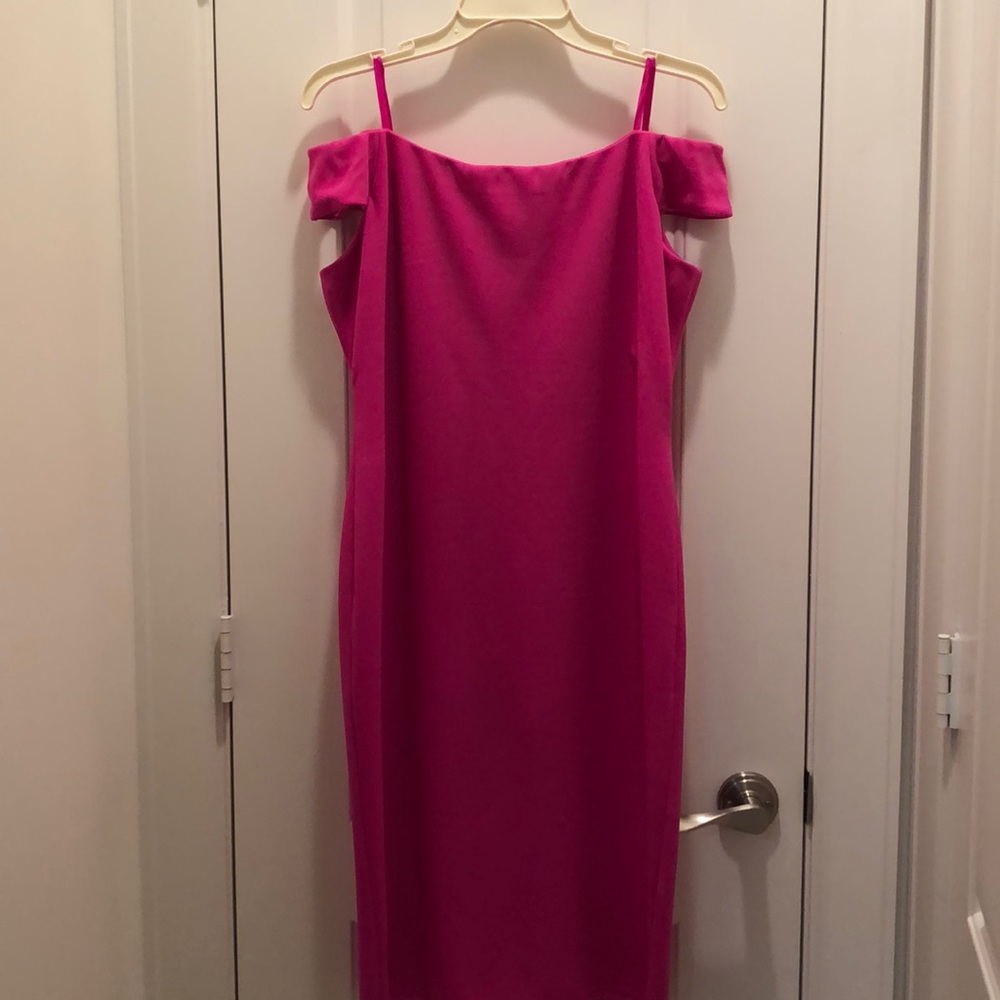 Eliza J off the shoulder dress